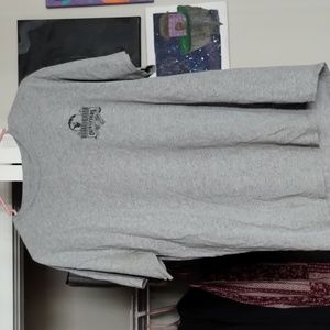 Gray hunting and fishing apparel